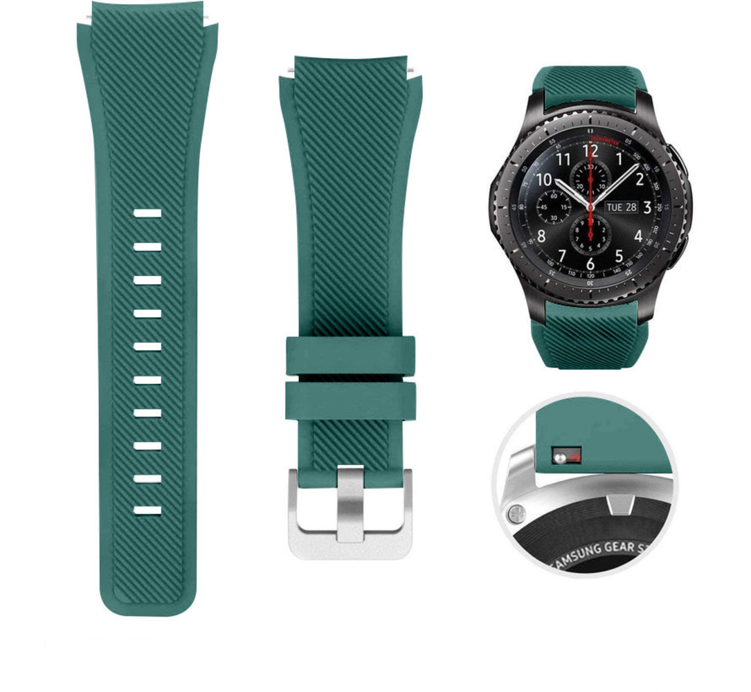 Strap-it Strap-it Bracelet silicone Xiaomi Watch S1 (vert pin)