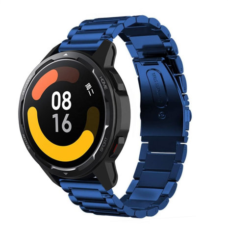Strap-it Strap-it Bracelet acier Xiaomi Watch S1 (bleu) Strap-it Strap-it Bracelet acier Xiaomi Watch S1 (bleu)