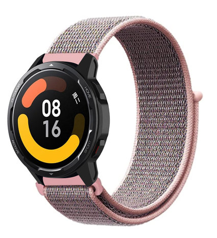 Strap-it Strap-it Bracelet nylon Xiaomi Watch S1 (sablerose)