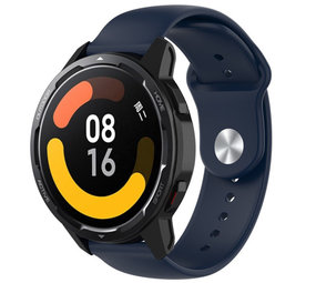 Strap-it Bracelet sport Xiaomi Watch S1 (bleu foncé)