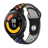 Strap-it Bracelet sport Xiaomi Watch S1 (noir coloré)