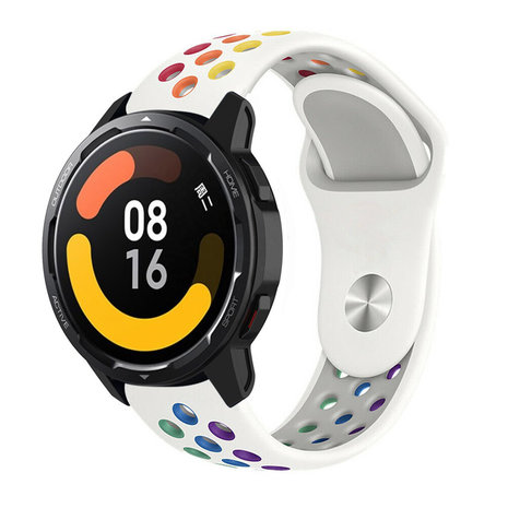 Strap-it Strap-it Bracelet sport Xiaomi Watch S1 (blanc coloré)