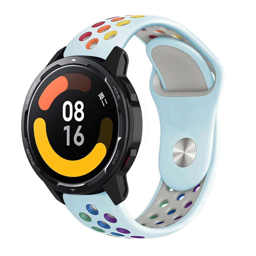 Strap-it Strap-it Bracelet sport Xiaomi Watch S1 (bleu clair coloré)
