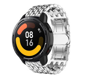 Strap-it Bracelet acier dragon Xiaomi Watch S1 (argent)