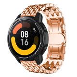 Strap-it Bracelet acier dragon Xiaomi Watch S1 (or rose) Strap-it Bracelet acier dragon Xiaomi Watch S1 (or rose)
