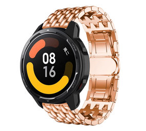 Strap-it Bracelet acier dragon Xiaomi Watch S1 (or rose)