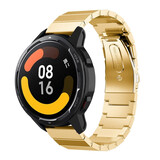 Strap-it Bracelet métal Xiaomi Watch S1 (or) Strap-it Bracelet métal Xiaomi Watch S1 (or)