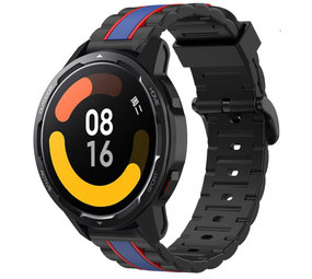 Strap-it Bracelet Xiaomi Watch S1 Special Edition (noir/bleu)