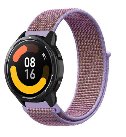 Strap-it Strap-it Bracelet nylon Xiaomi Watch S1 (lilas) Strap-it Strap-it Bracelet nylon Xiaomi Watch S1 (lilas)