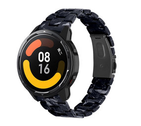 Strap-it Bracelet résine Xiaomi Watch S1 (noir/blanc)