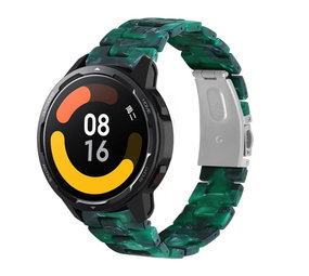 Strap-it Bracelet résine Xiaomi Watch S1 (vert)