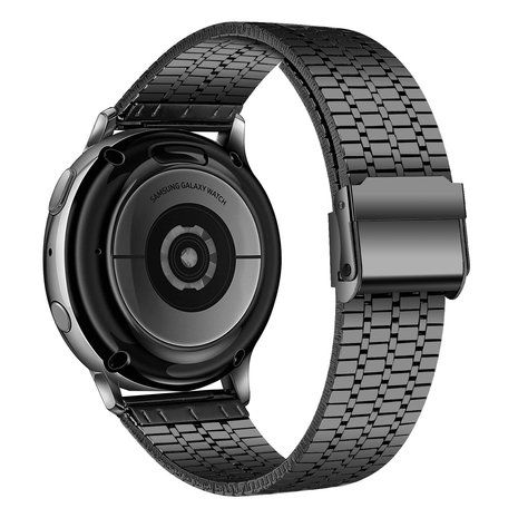 Strap-it Strap-it Bracelet acier ionxydable Xiaomi Watch S1 (noir)