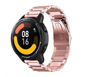 Strap-it Bracelet acier Xiaomi Watch S1 (rose)