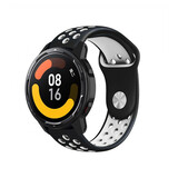 Strap-it Bracelet sport Xiaomi Watch S1 (noir/blanc)