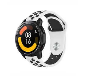 Strap-it Bracelet sport Xiaomi Watch S1 (blanc/noir) Strap-it Bracelet sport Xiaomi Watch S1 (blanc/noir)
