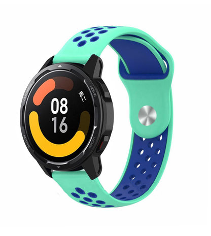 Strap-it Strap-it Bracelet sport Xiaomi Watch S1 (aqua/bleu)
