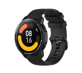 Strap-it Bracelet silicone luxe Xiaomi Watch S1 (noir)