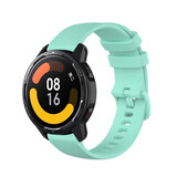 Strap-it Bracelet silicone luxe Xiaomi Watch S1 (aqua)