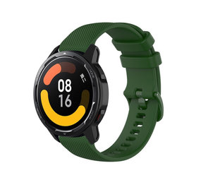 Strap-it Bracelet silicone luxe Xiaomi Watch S1 (vert armée)