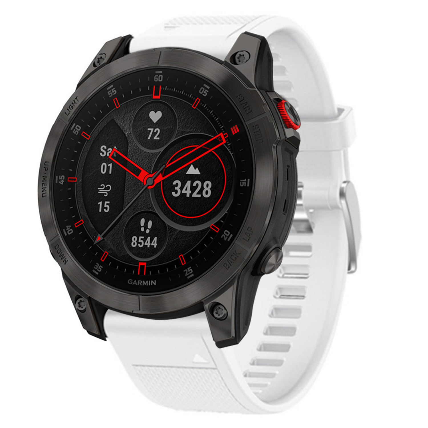 Pour Garmin Epix Gen 2 22mm Sports Bracelet de montre en silicone