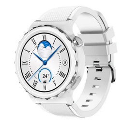 Strap-it Bracelet silicone Huawei Watch GT 3 Pro 43mm (blanc)