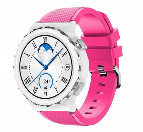Strap-it Strap-it Bracelet silicone Huawei Watch GT 3 Pro 43mm (rose)