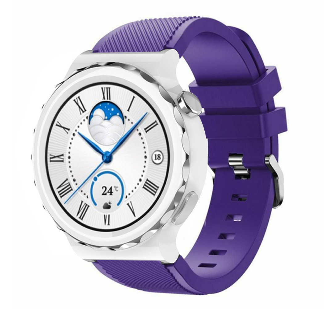 Strap-it Strap-it Bracelet silicone Huawei Watch GT 3 Pro 43mm (violet)