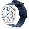 Strap-it Strap-it Bracelet nylon boucle Huawei Watch GT 3 Pro 43mm (bleu) Strap-it Strap-it Bracelet nylon boucle Huawei Watch GT 3 Pro 43mm (bleu)