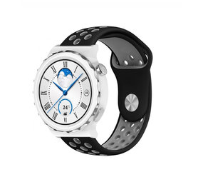 Strap-it Bracelet sport Huawei Watch GT 3 Pro 43mm (noir/gris)