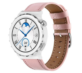 Strap-it Bracelet cuir Huawei Watch GT 3 Pro 43mm (rose)