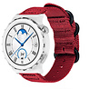 Strap-it Strap-it Bracelet nylon boucle Huawei Watch GT 3 Pro 43mm (rouge) Strap-it Strap-it Bracelet nylon boucle Huawei Watch GT 3 Pro 43mm (rouge)