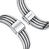 Strap-it Strap-it Bracelet acier luxe Huawei Watch GT 3 Pro 43mm (noir-argent) Strap-it Strap-it Bracelet acier luxe Huawei Watch GT 3 Pro 43mm (noir-argent)