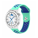 Strap-it Bracelet sport Huawei Watch GT 3 Pro 43mm (aqua/bleu)