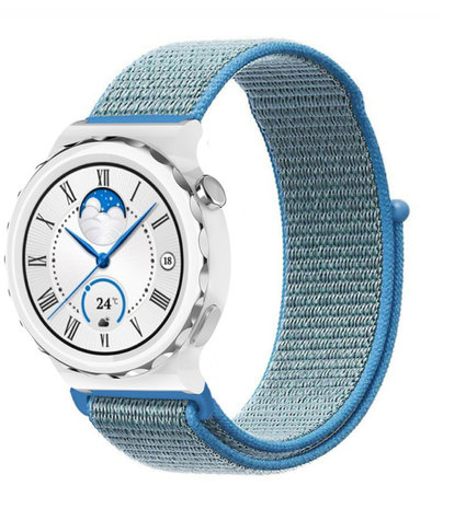 Strap-it Strap-it Bracelet nylon Huawei Watch GT 3 Pro 43mm (bleu)