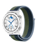 Strap-it Bracelet nylon Huawei Watch GT 3 Pro 43mm (vert mousse)