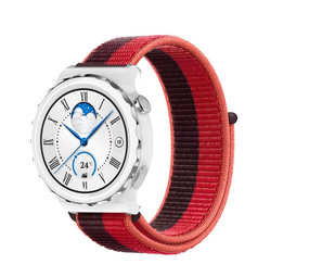Strap-it Bracelet nylon Huawei Watch GT 3 Pro 43mm (cerise magenta)