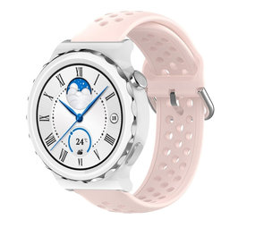 Strap-it Bracelet avec trous Huawei Watch GT 3 Pro 43mm (rose) Strap-it Bracelet avec trous Huawei Watch GT 3 Pro 43mm (rose)