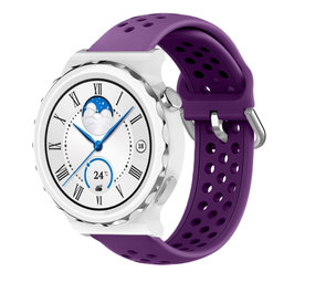Strap-it Bracelet avec trous Huawei Watch GT 3 Pro 43mm (violet)