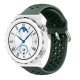 Strap-it Bracelet avec trous Huawei Watch GT 3 Pro 43mm (vert armée)