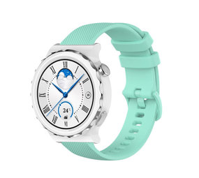 Strap-it Bracelet silicone luxe Huawei Watch GT 3 Pro 43mm (aqua)