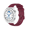 Strap-it Strap-it Bracelet silicone luxe Huawei Watch GT 3 Pro 43mm (rouge foncé) Strap-it Strap-it Bracelet silicone luxe Huawei Watch GT 3 Pro 43mm (rouge foncé)