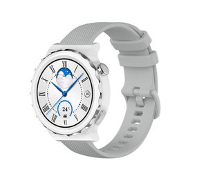 Strap-it Bracelet silicone luxe Huawei Watch GT 3 Pro 43mm (gris)