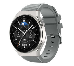 Strap-it Bracelet silicone Huawei Watch GT 3 Pro 46mm (gris)