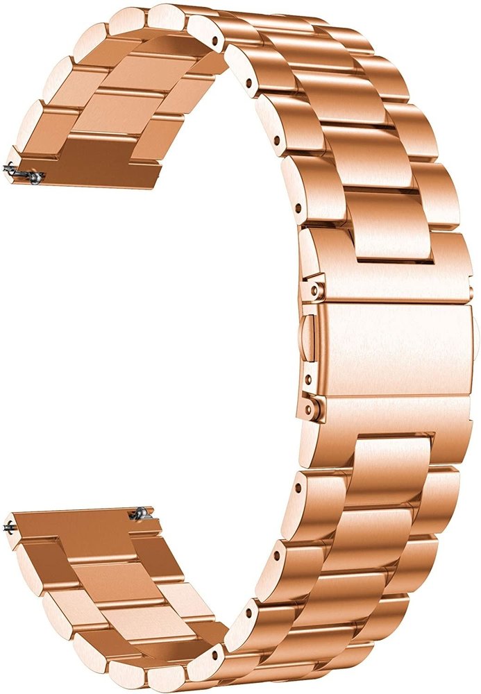 Strap-it Strap-it Bracelet acier Huawei Watch GT 3 Pro 46mm (or rose)