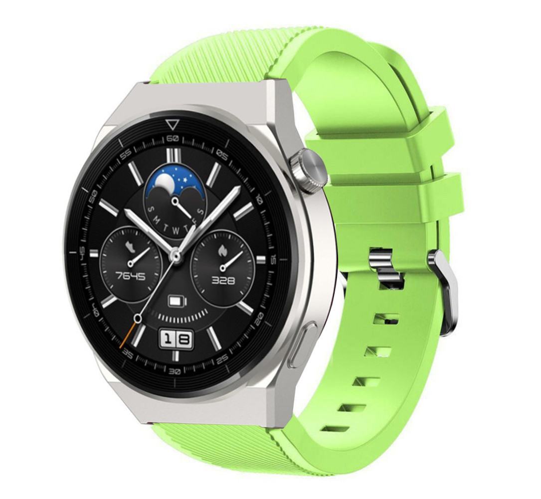 Strap-it Strap-it Bracelet silicone Huawei Watch GT 3 Pro 46mm (vert clair)