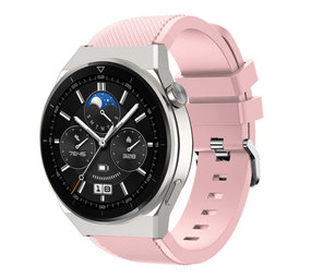 Strap-it Bracelet silicone Huawei Watch GT 3 Pro 46mm (rose clair)