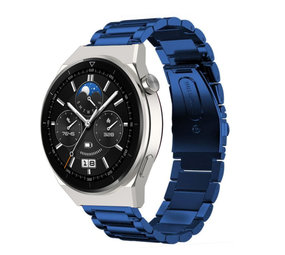Strap-it Bracelet acier Huawei Watch GT 3 Pro 46mm (bleu)