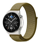 Strap-it Bracelet nylon Huawei Watch GT 3 Pro 46mm (olive)