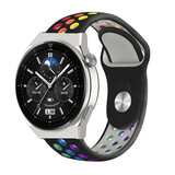 Strap-it Bracelet sport Huawei Watch GT 3 Pro 46mm (noir coloré)