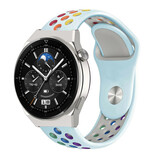 Strap-it Bracelet sport Huawei Watch GT 3 Pro 46mm (bleu clair coloré)